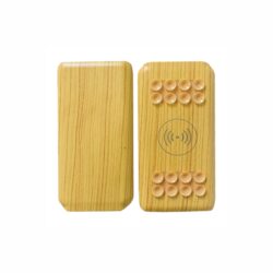 WOOD GRAIN DESIGN WIRELESS POWERBANK