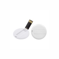 Round Card Flip USB Flash Drives