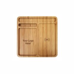 Bamboo Wireless Charger Docking Station - Image 3