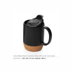 Mugs with Lid and Cork Base - Image 3