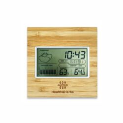 Bamboo Digital Clock with Multiple Display Function (Alarm, Forecast,calendar, Humidity and Temperature ) - Image 4
