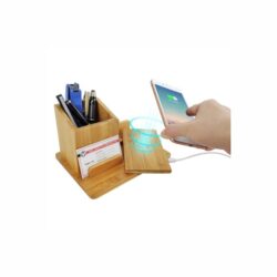 Bamboo QI Fast Wireless Charger QS-DT1203 - Image 5
