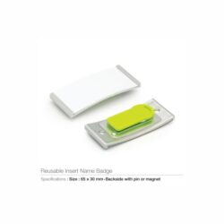 Reusable Insert Name Badges