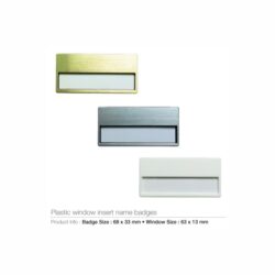 Window Insert Name Badges