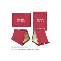 Wooden Plaques with Box WPL