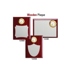 Wooden Plaques with Clock QS-MA1816