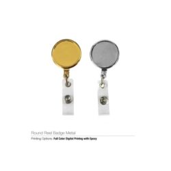 Round Reel Badge Metal