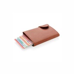 c-secure PU RFID Card Holder & Wallet Navy Blue - Image 2