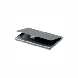 Imitation chrome business card holder
