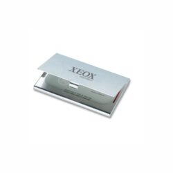 Aluminium business cardholder.