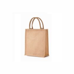 Eco-neutral Jute Shopping Bag - Vertical - Natural