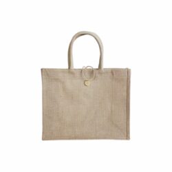 Jute Bag with Button Closure