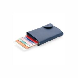c-secure PU RFID Card Holder & Wallet Navy Blue - Image 3
