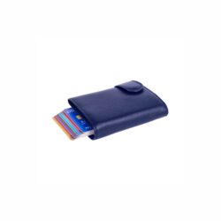 RFID PU Card Holder - Navy blue - Image 1
