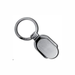 Promotional Oval Shaped Metal Keychain
