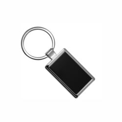 Promotional Rectangular Shaped Metal Keychain
