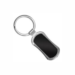 Promotional Rectangular Oval Metal Keychain