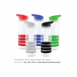 Sports Water Bottle with Straw