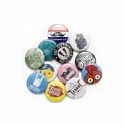 Button Badge Metal Back