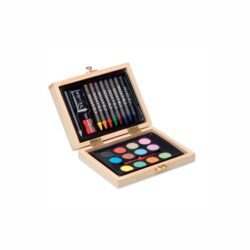 Mini artist's set in wooden box - Image 4