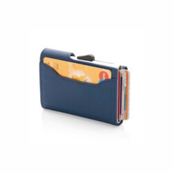 c-secure PU RFID Card Holder & Wallet Navy Blue - Image 5