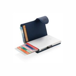 c-secure PU RFID Card Holder & Wallet Navy Blue - Image 1