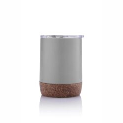 Hans Larsen Vacuum Mug With Cork Base - Grey - Image 5