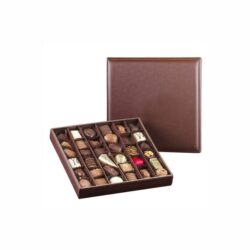 Brown PU Leather Chocolate Box