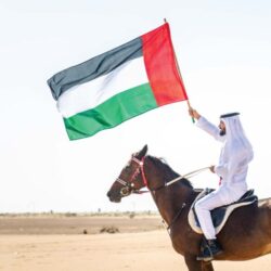 UAE Flags in Satin Material Size 150 x 90 cm - Image 4