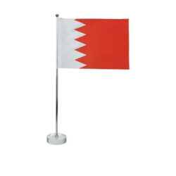 Flag with Metal Pole & Clear Glass Round Base - Image 7