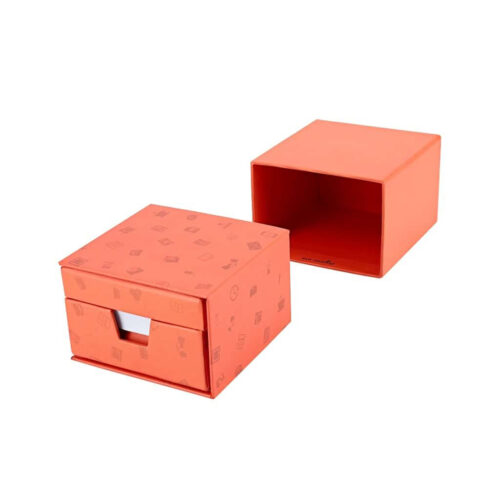 01 KALMAR – eco-neutral Memo/Calendar Cube – Orange