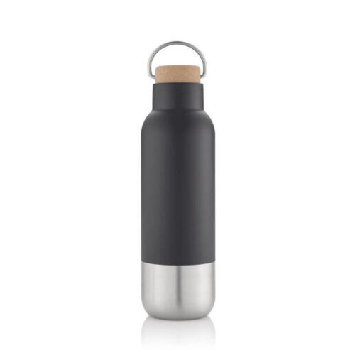 01 AVERSA – Hans Larsen RCS Recycled Stainless Steel Insulated Water Bottle – Black