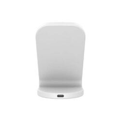 BASEL - @memorii Recycled 10W Wireless Charger Phone Stand - White - Image 3