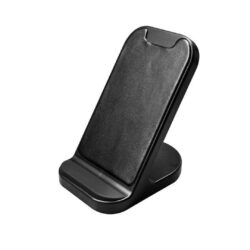 BASEL - @memorii Recycled 10W Wireless Charger Phone Stand - Black - Image 3
