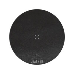 ANZIO - Recycled Leather 15W Wireless Charger - Black - Image 4