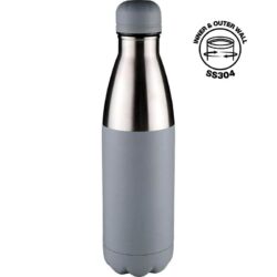 HOPA - Hans Larsen Double Wall Stainless Steel Water Bottle - Grey