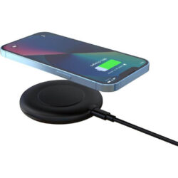 OSLO - @memorii Recycled 15W Wireless Charger Multi - Cable Set - Black - Image 3