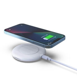 OSLO - @memorii Recycled 15W Wireless Charger Multi - Cable Set - White - Image 4