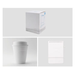 Antibacterial Gift Sets with Cup and Notepad - Image 4