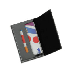 SILVAN - Giftology Gift Set (Card Holder, Key Chain and Pen) - Grey - Image 5