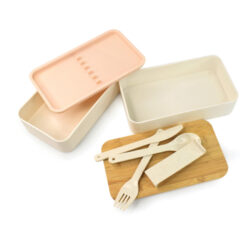 LAYER PLASTIC LUNCH BOX WITH CUTLERY SET - Image 4