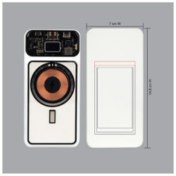 TRANSPARENT MAGNETIC WIRELESS LIGHT-UP LOGO POWERBANK FAST CHARGER - Image 6