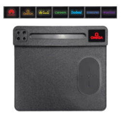 LIGHT-UP LOGO WIRELESS CHARGING MOUSE PAD - Image 3