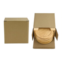 WOOD COASTERS WITH HOLDER - Image 3