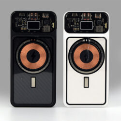 TRANSPARENT MAGNETIC WIRELESS LIGHT-UP LOGO POWERBANK FAST CHARGER - Image 4