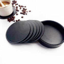 COASTER PU LEATHER WITH HOLDER - Image 3