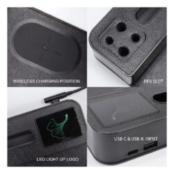 LIGHT-UP LOGO WIRELESS CHARGING MOUSE PAD - Image 4