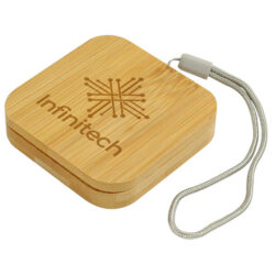 Multi-Charging Cable Set in Square Bamboo Case