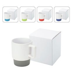 Ceramic Mugs with Bottom Clay in 12 Oz, Matte Finish - Image 3