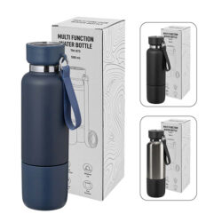 Multi-function SS Bottles, Double Wall, Base Cup, Lanyard, 500ml - Image 7